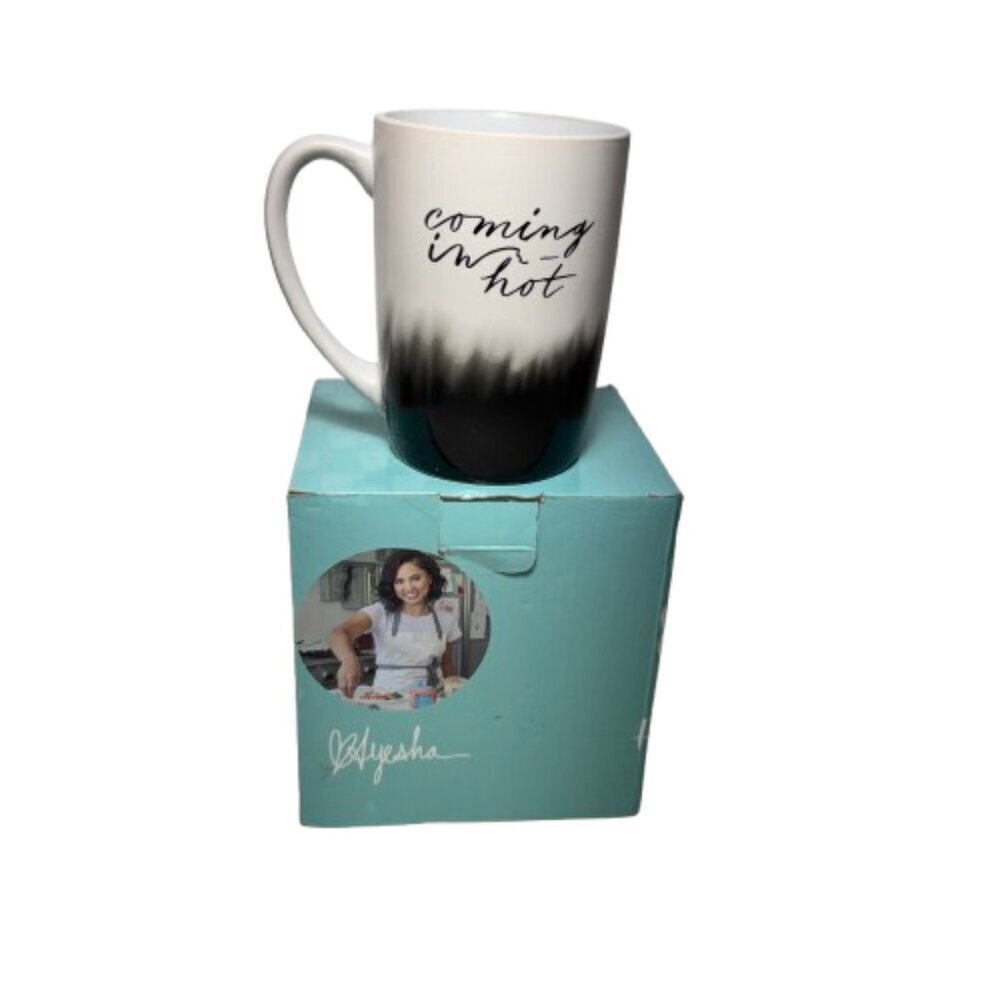 AYESHA CURRY “Coming in Hot” Oversized Ceramic Mug New in the Box #1431
